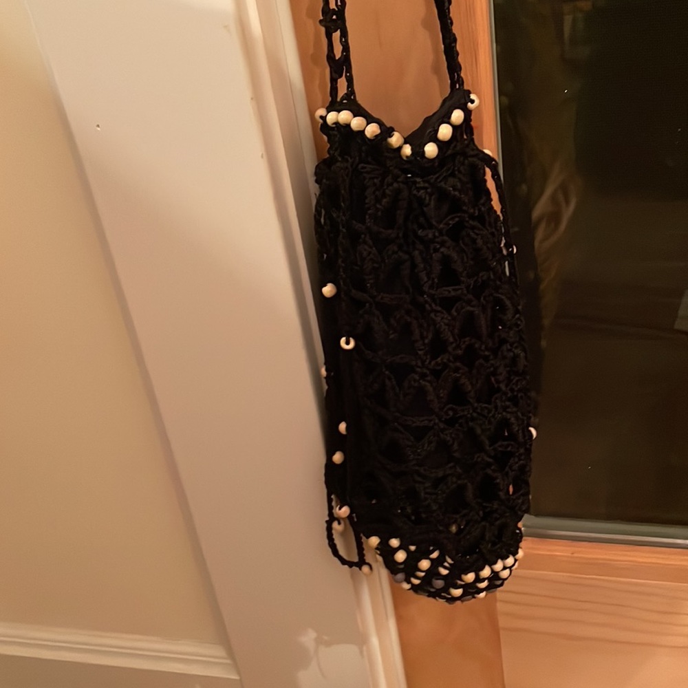 Free People Thin Hobo Beaded Bag NWOT - Picture 9 of 10